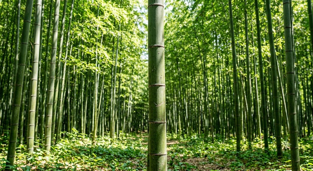 Bamboo의 성장통 흔적인 '마디'를 보여주는 인포그래픽
