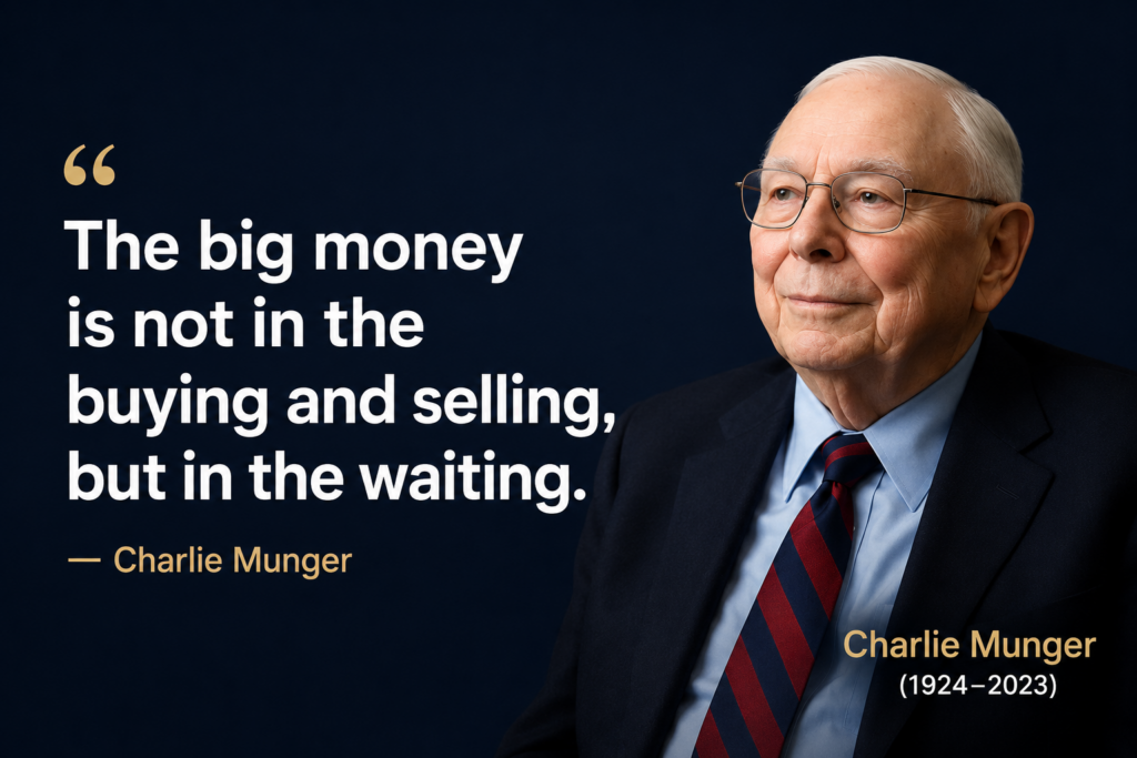 Charlie Munger가 남긴 10가지 투자의 지혜를 보여주는 인포그래픽