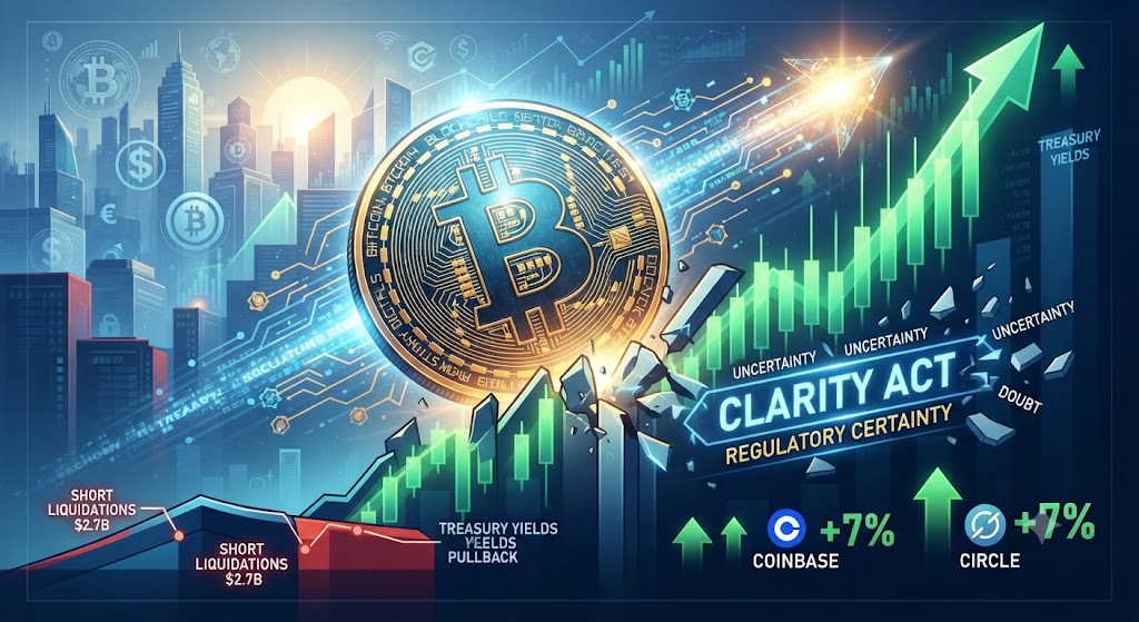 bitcoin 12% 급등을 보여주는 인폭래픽