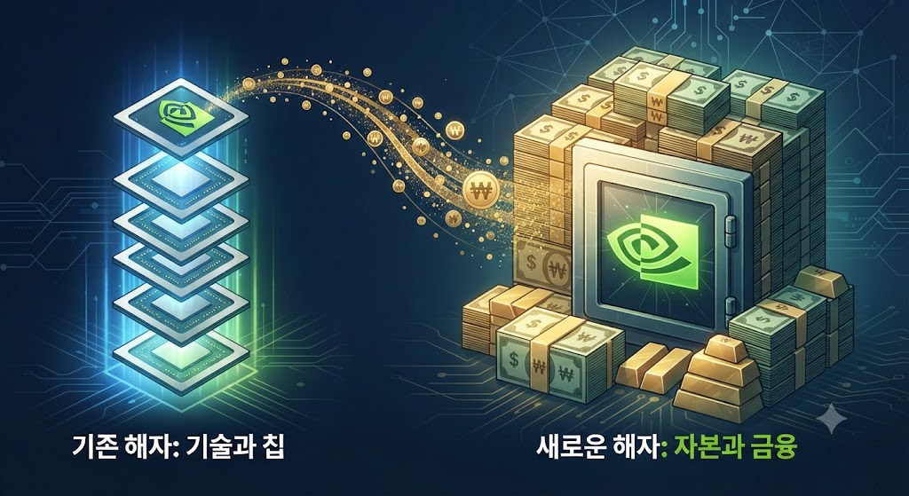Nvidia 칩에서 자본으로를 보여주는 인포그래픽